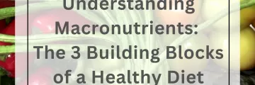 Understanding Macronutrients: The 3 Building Blocks of a Healthy Diet