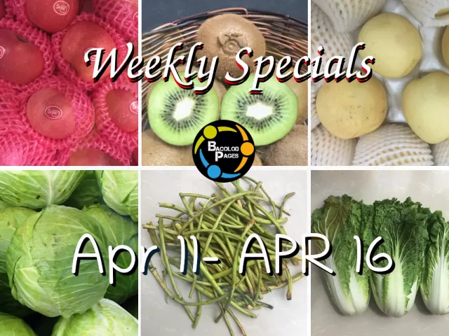 Bacolod Pages Fruits & Vegetables - Weekly Specials April 11 to April 16