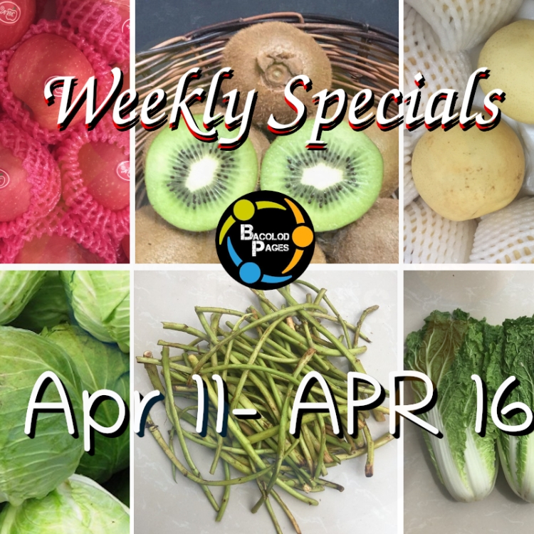 Bacolod Pages Fruits & Vegetables - Weekly Specials April 11 to April 16